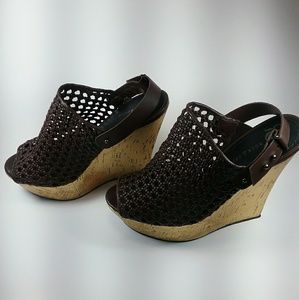 Rock And Republic Brown  Wedges
